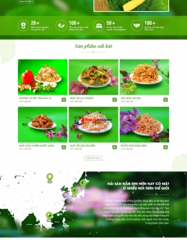 Thiết kế website hải sản đầm sen
