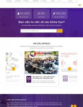Website khóa học online