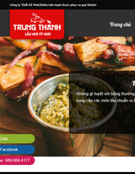 Website nhà hàng
