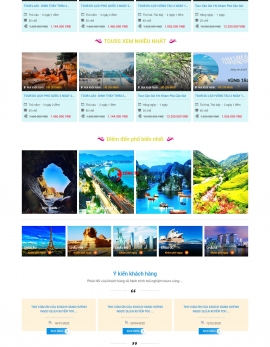 Thiết kế website tour du lịch chuyên nghiệp