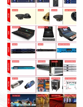 Thiết Kế Website âm thanh, ánh sáng AFC