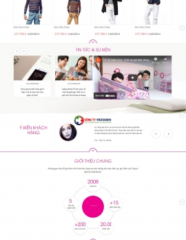 Thiết kế Website Bán Chăn Ga Gối Đệm