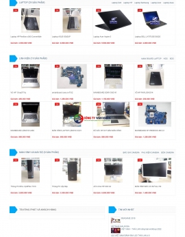 Thiết kế website mua bán vi tính