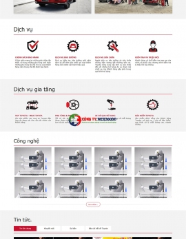 Thiết kế website showroom ô tô