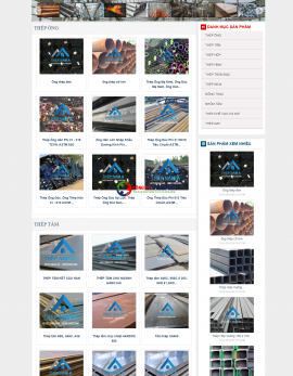 Thiết kế Website bán sắt thép nam á