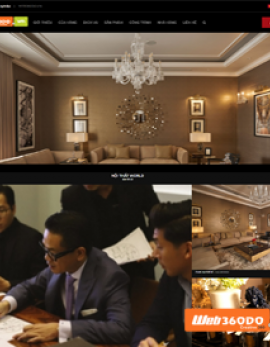 Thiết Kế Website Nội Thất ấn tượng