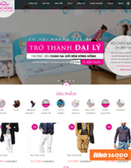 Thiết kế website chăn ra