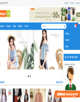 Thiết kế website thời trang trẻ