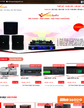 Thiết Kế Website âm thanh, ánh sáng việt long