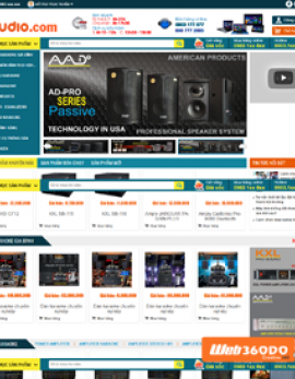 Thiết Kế Website âm thanh, ánh sáng PA audio