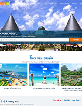 Website  tours du lịch 360