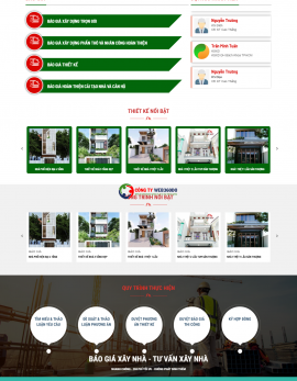 Thiết kế website công ty xây dựng 3 hưng