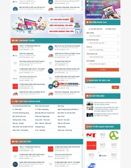 Thiết kế website việc làm