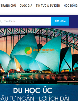 Mẫu web tin tức, giáo dục, Cổng thông tin - Portal