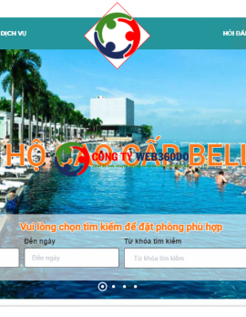 Thiết kế website đặt phòng khách sạn