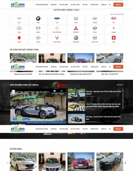 Thiết kế website đăng tin mua bán xế cưng, rao vặt ôtô, mua bán ôtô