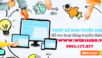 Thiết kế website tuyển sinh
