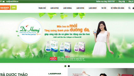 Thiết kế website - Pharma - Tinh Hoa Dược Liệu