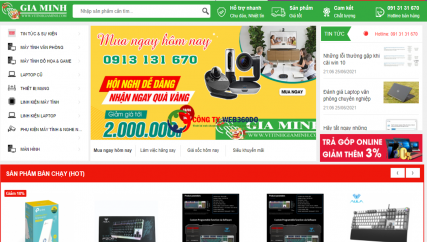 Thiết kế web máy tính, lapop Web360do vn