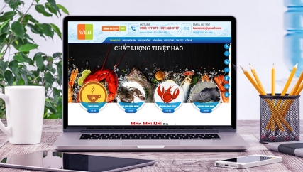 Thiết kế website thủy sản
