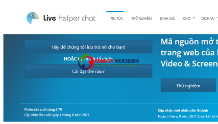 Xây dựng Live chat với mã nguồn Live helper chat