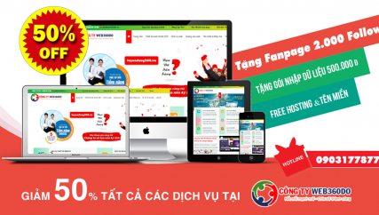 WEB360DO KHUYẾN MÃI - TRI ÂN KHÁCH HÀNG CUỐI NĂM
