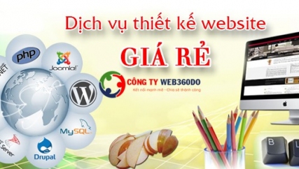 Dich vu thiet ke website gia re