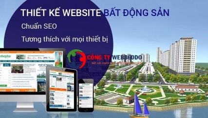 Thiết kế web bất động sản