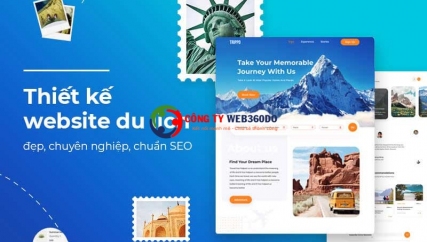Thiết kế web du lịch đẹp, chuẩn SEO
