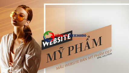 Thiết kế web mỹ phẩm đẹp