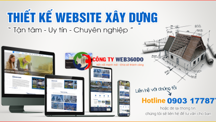 Thiết kế web xây dựng Tính năng cơ bản trong mẫu web xây dựng