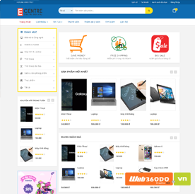 Thiết kế website bán hàng công nghệ