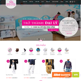 Thiết kế website chăn ra