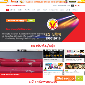 Thiết kế website giây cáp điện