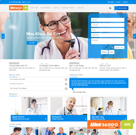 Thiết kế website phòng khám