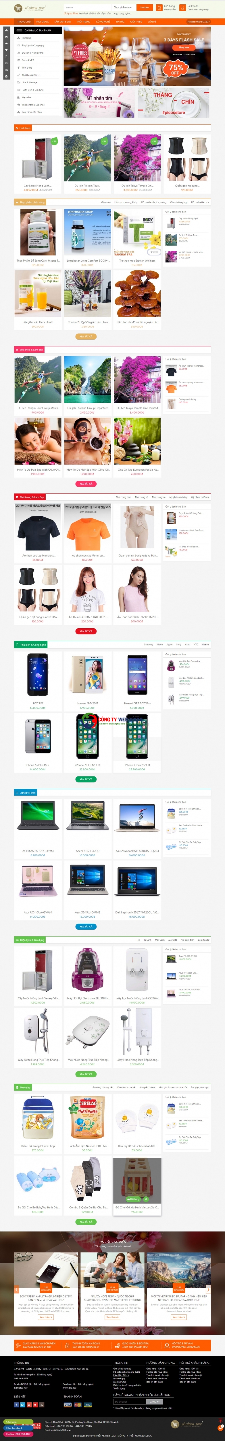 Thiết kế website thời trang
