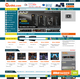 Thiết Kế Website âm thanh, ánh sáng PA audio