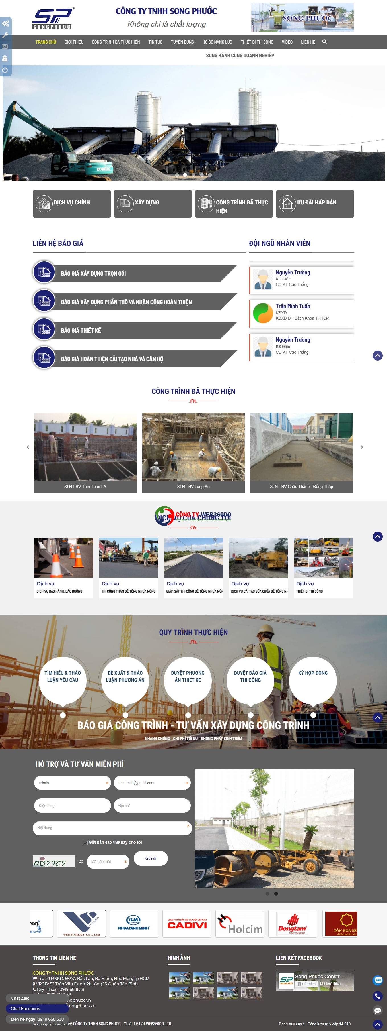 Thiết kế website giới thiệu sản phẩm quán Cà Phê