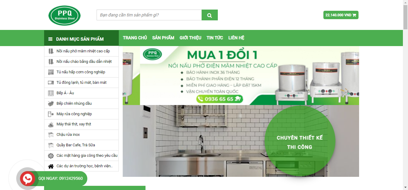 Thiết Bị Bếp Công Nghiệp