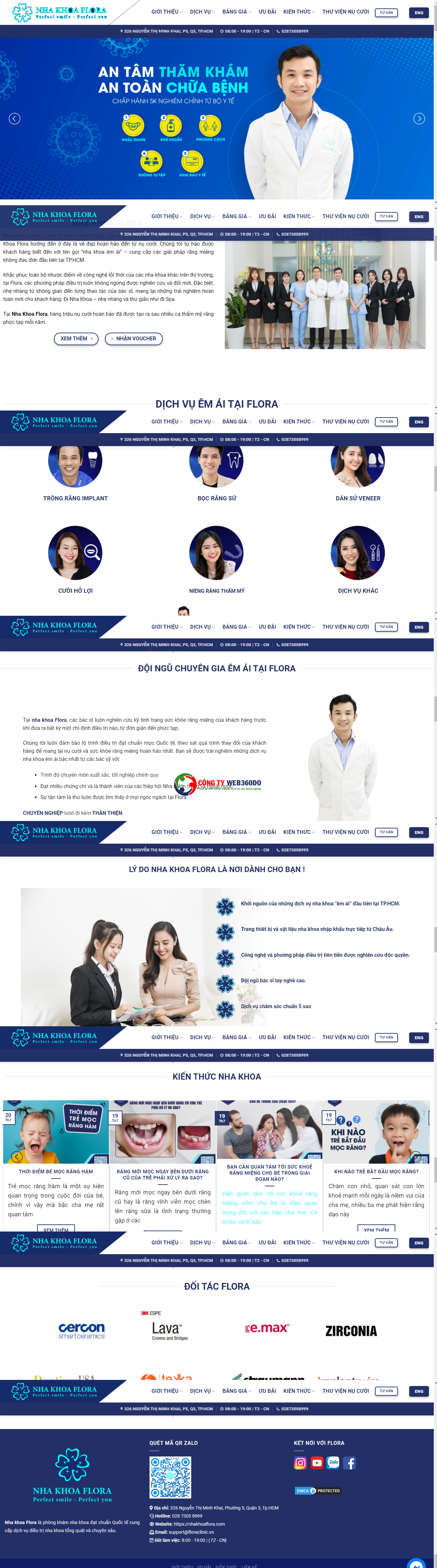Thiết kế Website phòng khám nha khoa chuyên nghiệp