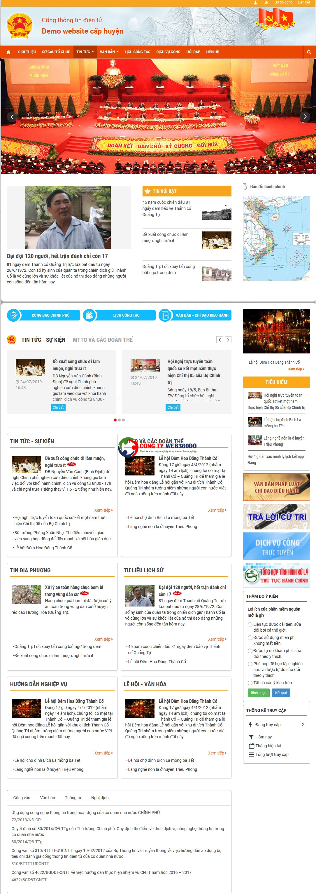 Thiết kế website Cổng thông tin điện tử