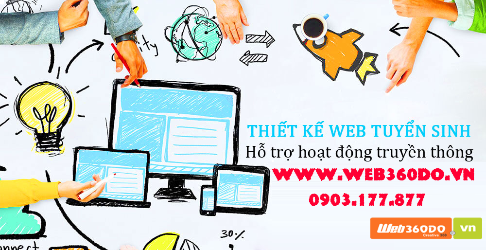 Thiết kế website tuyển sinh