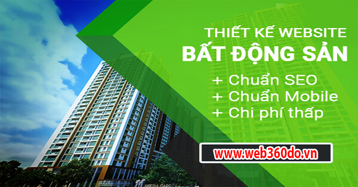 Tạo website bất động sản Ấn Tượng Riêng Với Website Chuyên Nghiệp Chỉ với 484K/Tháng !