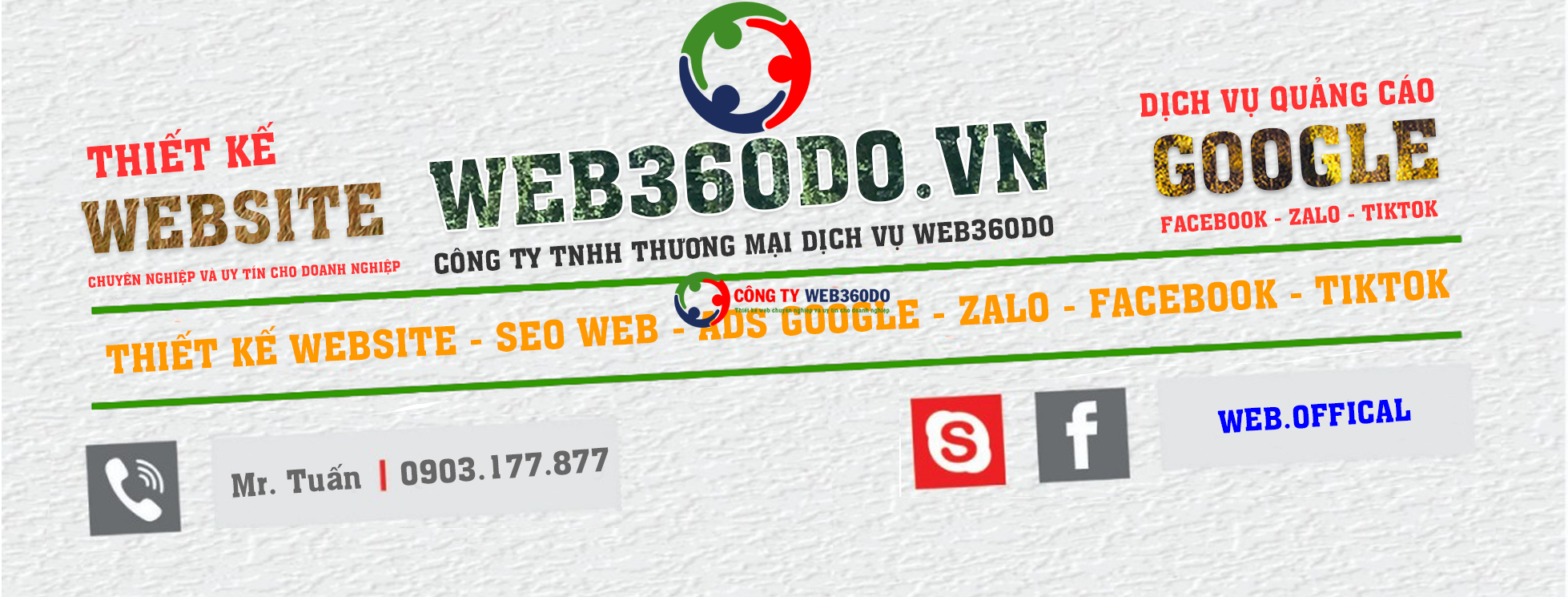 Thông báo thay đổi bộ nhận diện thương hiệu mới Công ty WEB360DO