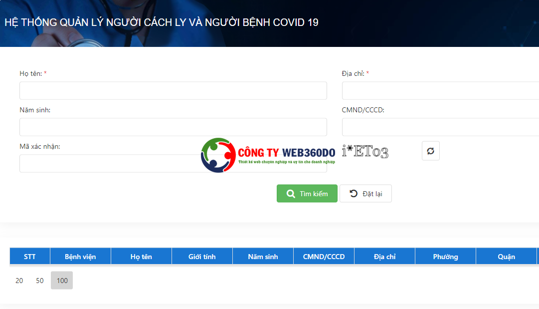 Cách tra cứu thông tin người thân đang điều trị COVID-19