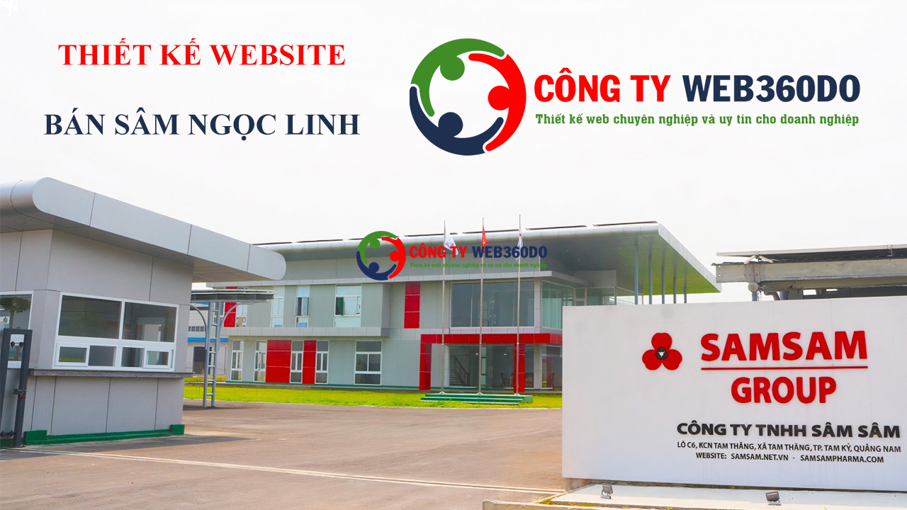THIẾT KẾ WEBSITE BÁN SÂM NGỌC LINH