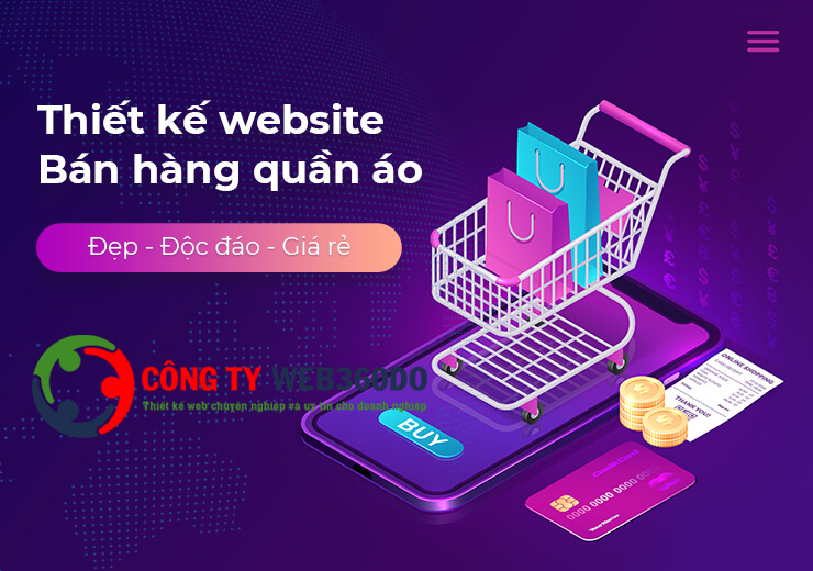 Thiết kế website bán quần chuyên nghiệp Web360do vn