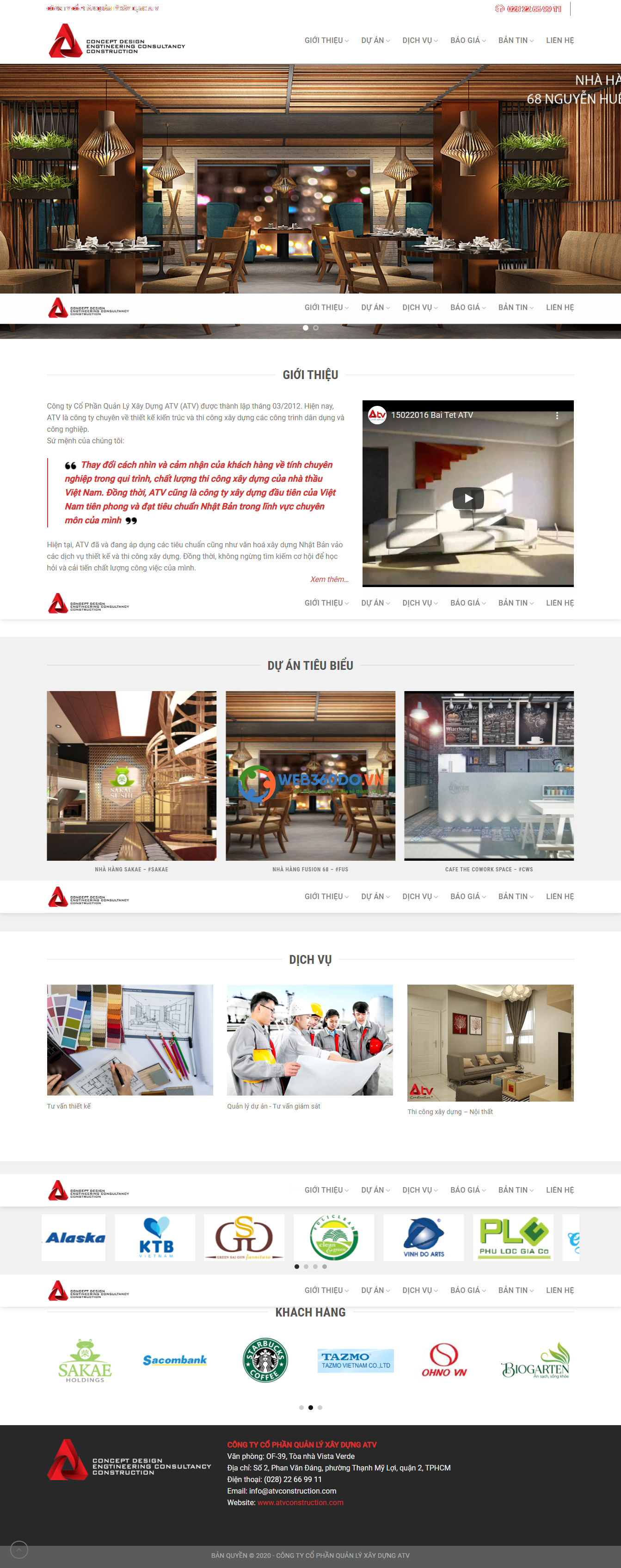 Thiết kế website công ty xây dựng giảm 40% đến hết 15/09/2021