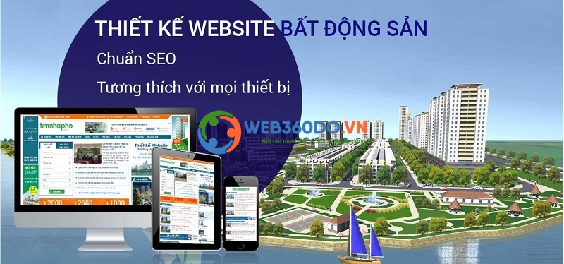 Thiết kế web Bất động sản