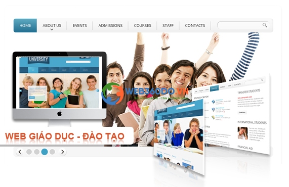 Thiết kế web Giáo dục,Trường học chuyên nghiệp
